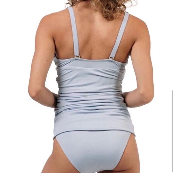 We Are HAH Blue Convertible Bathing suite dress XS NWOT - Picture 2 of 7